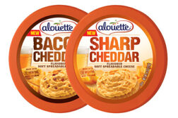 Spreadable cheddar cheese