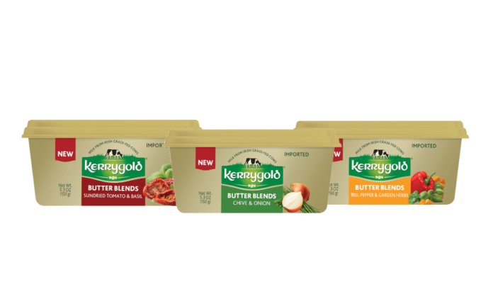 Kerrygold introduces three butter blends