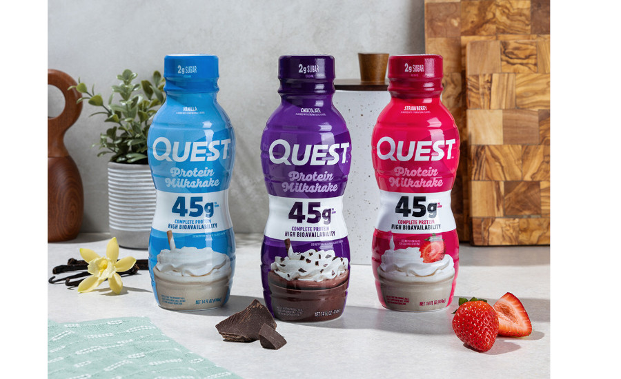 Quest milkshakes contain 45 grams of protein