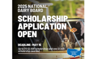 National Dairy Board Scholarship applications being accepted.