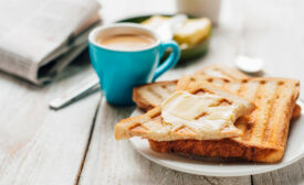 toast and coffee