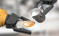 robot making coffee