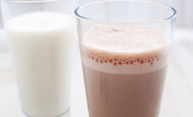 milk and chocolate milk