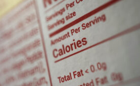 nutrition label