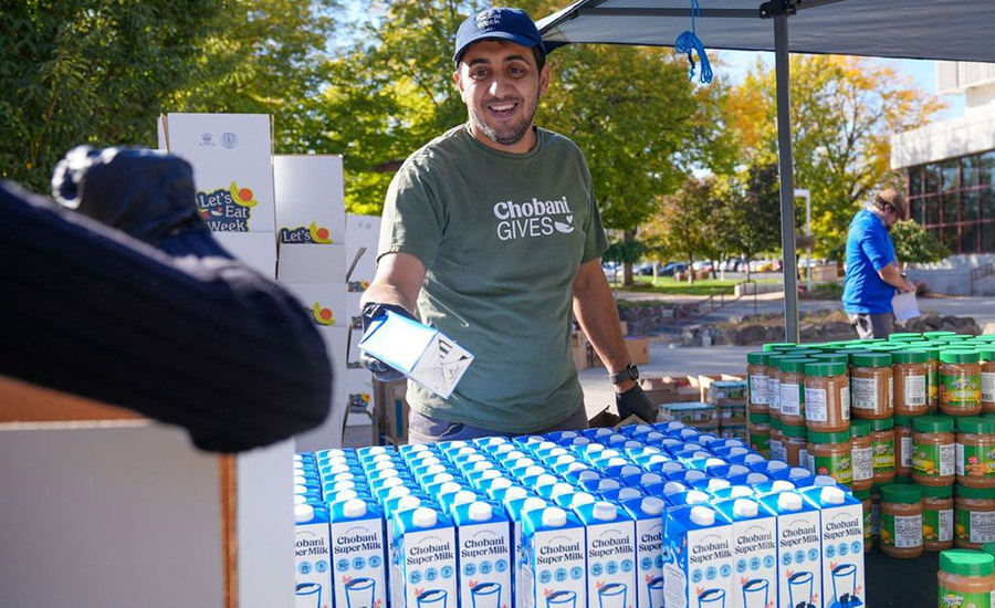 chobani donating to communities