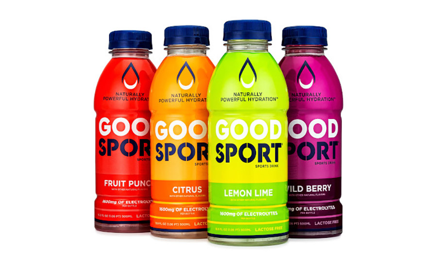 Good Sport Nutrition’s Good Sport is a natural hydration beverage purported to have three times the electrolytes and 33% less sugar than traditional sports drinks. 