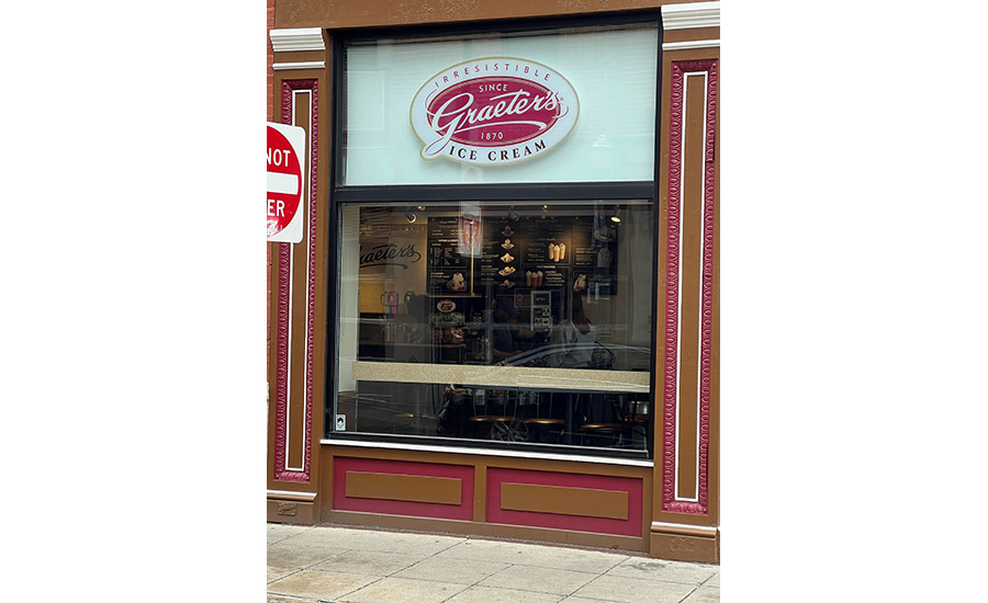 This is one of Graeter's 56 retail stores, located in the Over-the-Rhine neighborhood in Cincinnati.