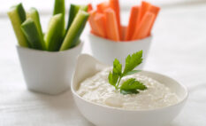 vegetables and dip