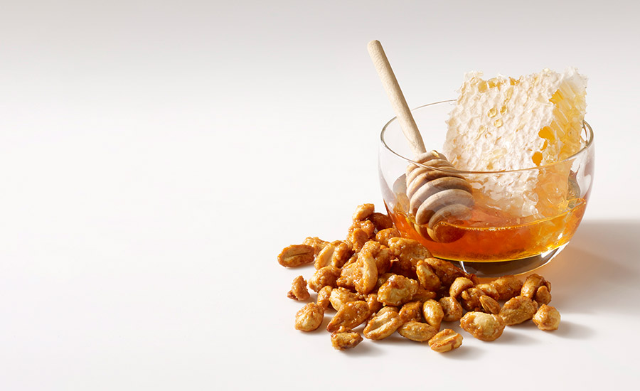 honey and nuts