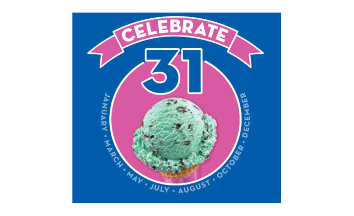 Baskin-Robbins kicks off spring with $1.31 scoops on March 31, 2016-03-28