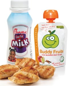Chick-fil-A kids' menu redo includes 1% milk, 2012-01-11
