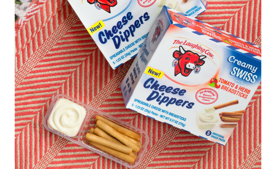 New Dairy Products The Laughing Cow Introduces Portable Cheese Dippers 2016 02 19 Dairy Foods