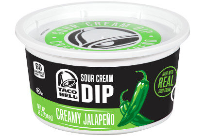 Kraft launches new spicy Taco Bell sour cream dips | 2014-10-17 | Dairy ...