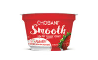 Chobani Smooth strawberry yogurt