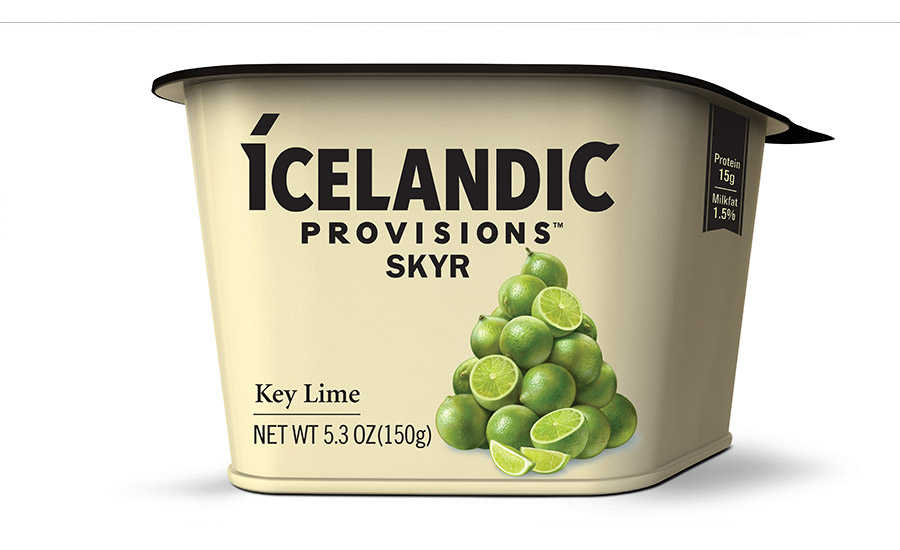 Icelandic Provisions Key Lime Traditional Skyr, 5.3 Ounce - 12 per case.