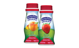 Stonyfield organic smoothie 6oz bottles