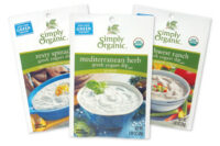 Simply Organic Greek yogurt dip mixes