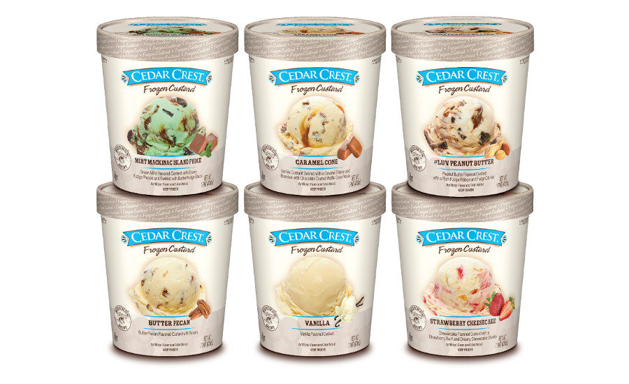 Cedar Crest Ice Cream debuts frozen custard line | 2018-06-01 | Dairy Foods