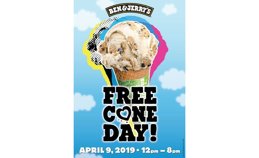 Ben & Jerry's to host Free Cone Day on April 9 20190313 Dairy Foods