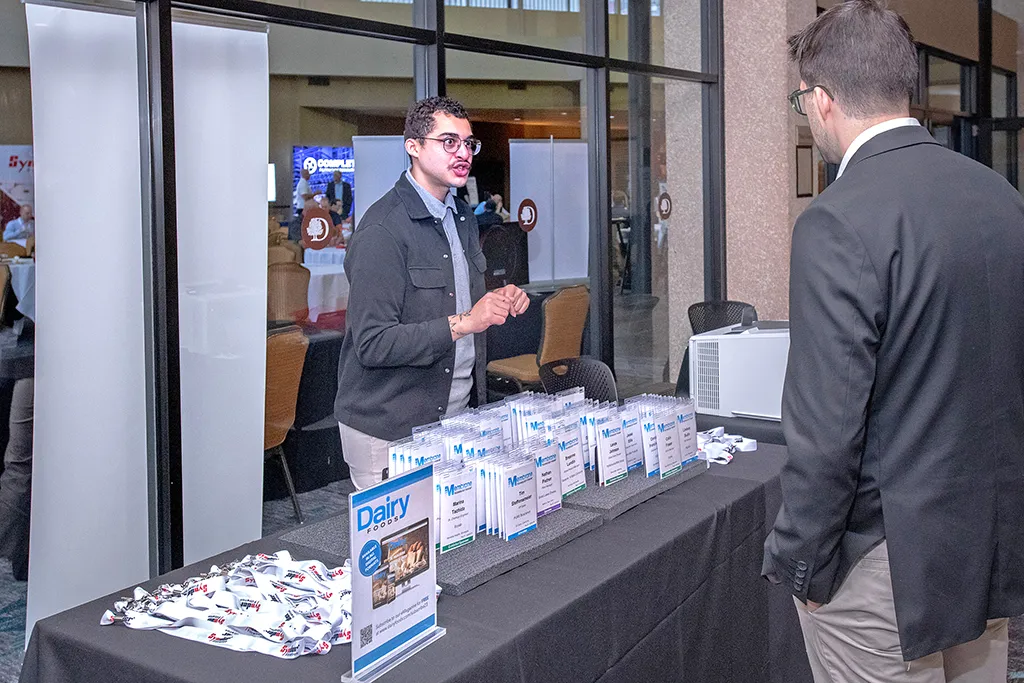 The registration desk at Membrane Technology Forum